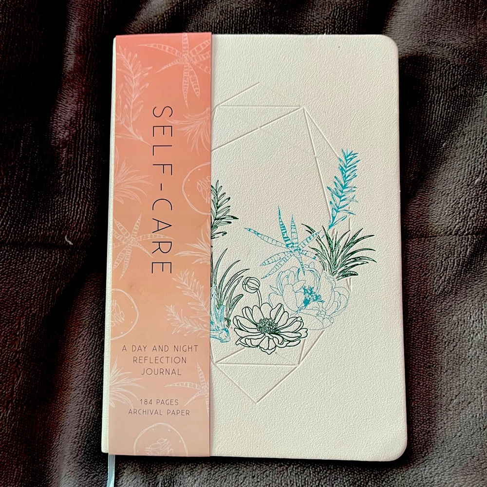 Self-care day and night reflection journal